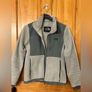 The North Face light green fleece jacket sz XS